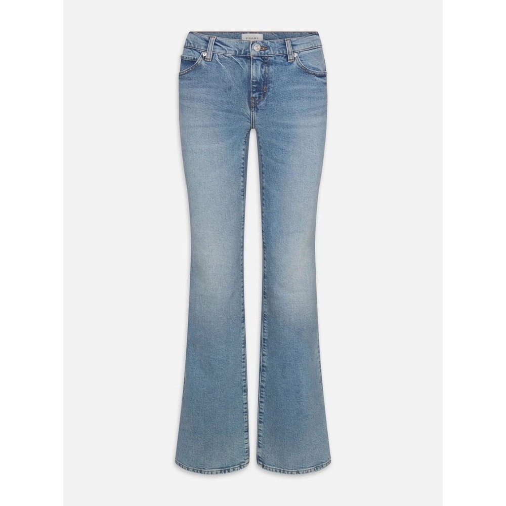 Frame The Rodeo Low Rise Bootcut Jeans Light Indigo Blue Size 25 NWT - Picture 2 of 5